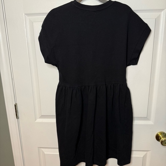 Zara Black Short Sleeved Casual Dress Size Medium GUC - Picture 3 of 5